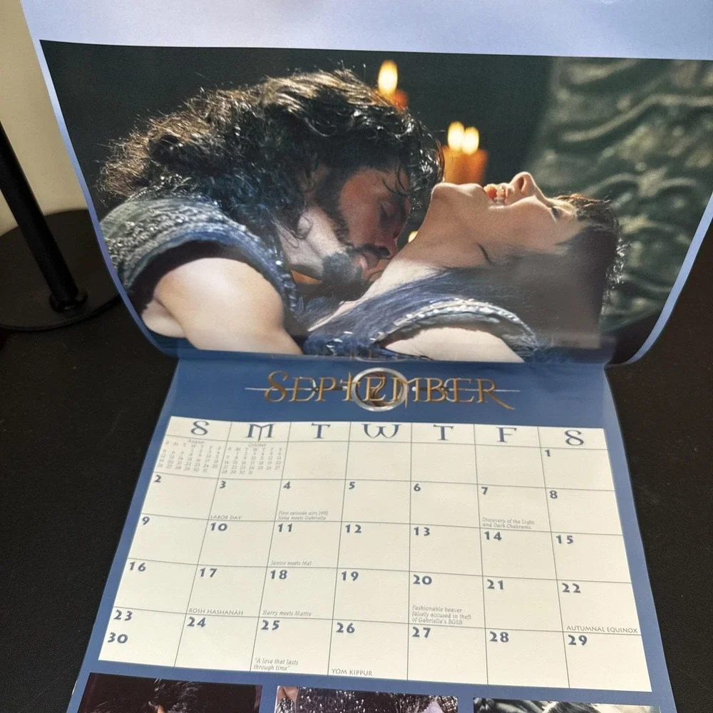 2001 Xena Warrior Princess Calendar Creation Ent. No Writing‎ Inside! RARE